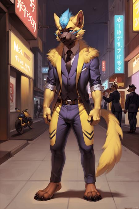 02871-271650115-(by nextel, by bambii dog, by honovy, by meesh, by zackary911), male, solo, zeraora, mucular, standing, safe, tokyo street, akih.png
